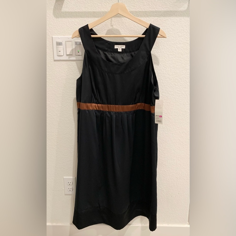 Liz Lange Maternity for Target Black Brown Dress XXL New NWT